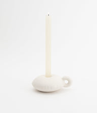 Candy Bone Matte Beyaz Seramik Mumluk-Mumluk-Home Studyo-NowShopFun