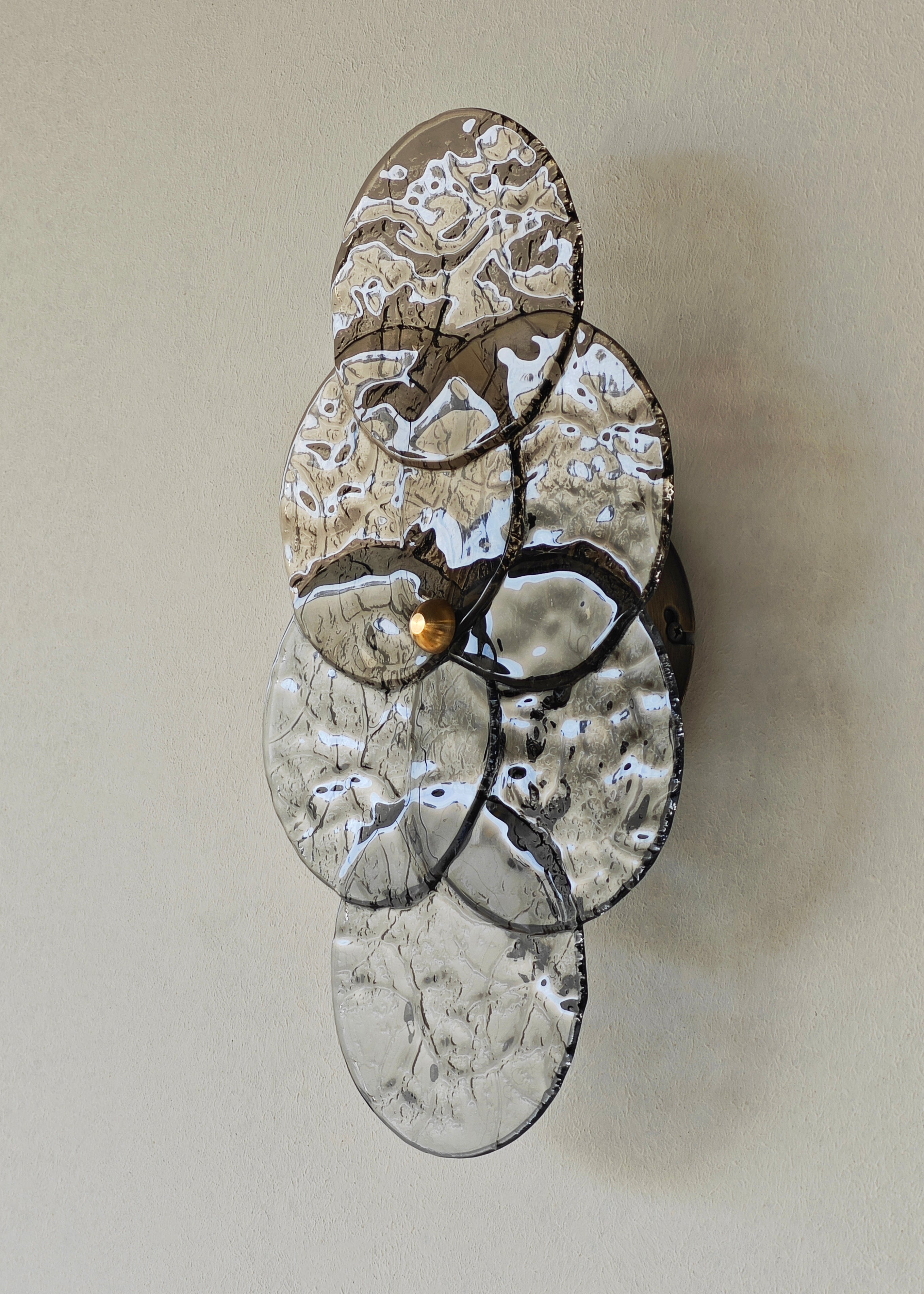 Bubbles El Yapımı Cam Aplik