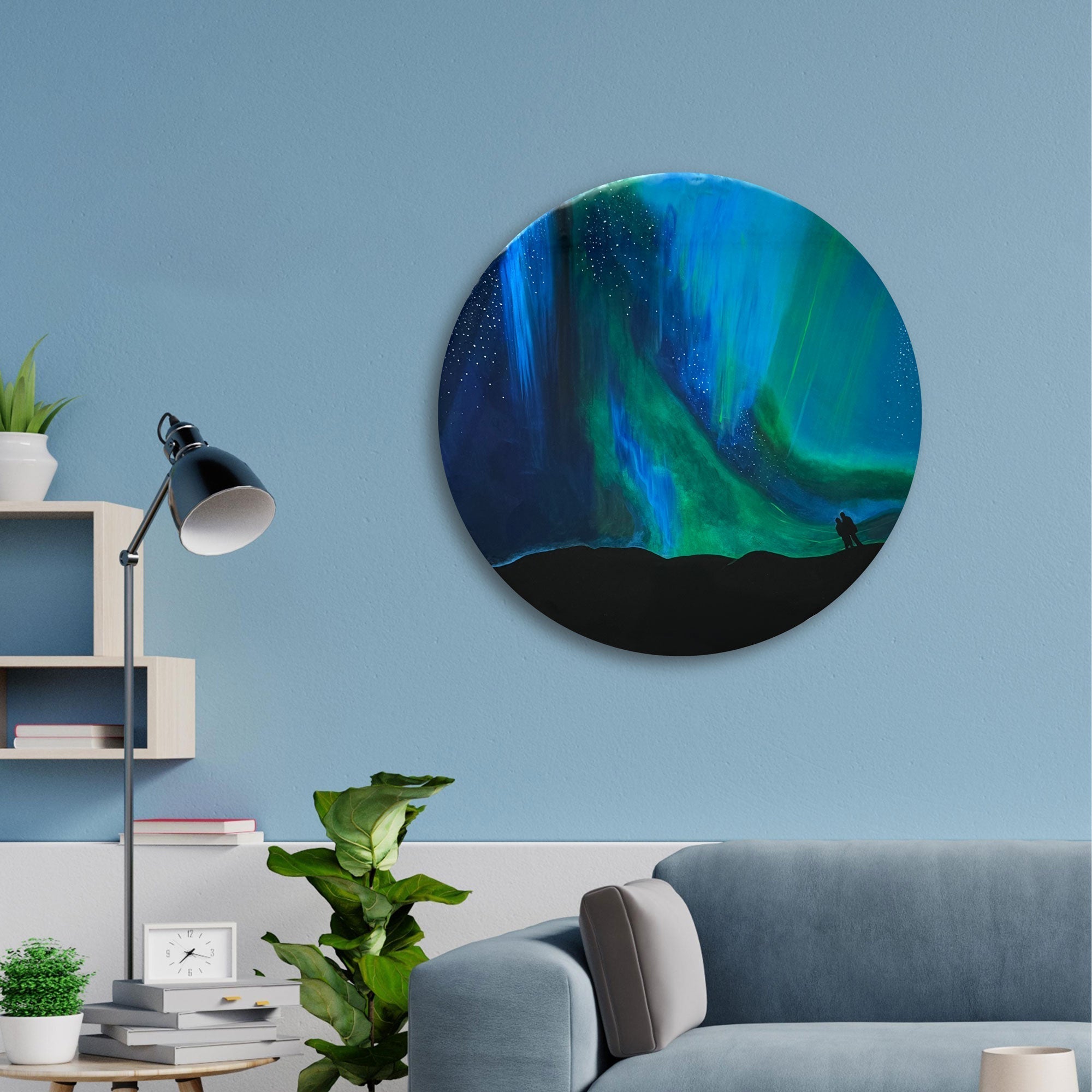 Northern Lights - Epoksi Tablo