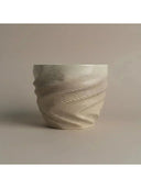 3d Seramik Baskı Spiral Dokulu Kase