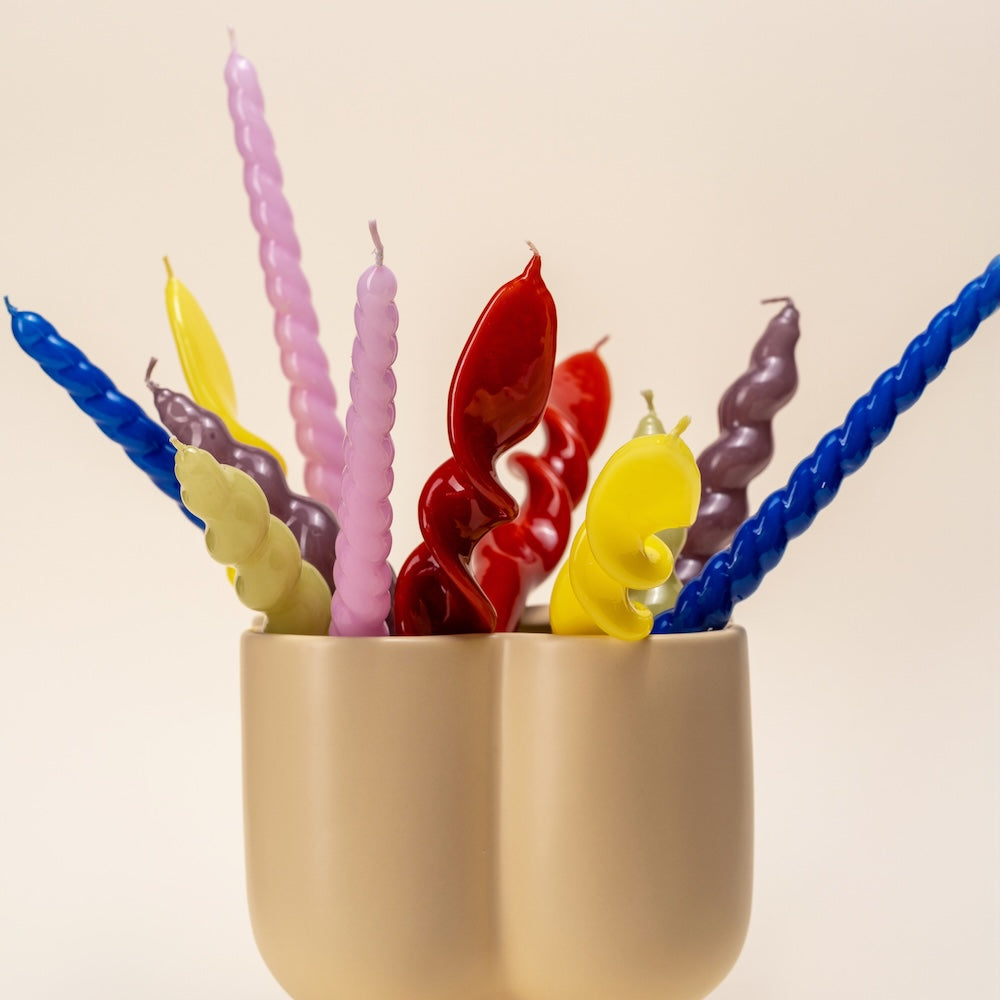 3'lü Burgu Mum Set