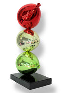 3’Lü Krom Balon Obje | Playful Icons Koleksiyonu-Heykel-And Iconic Art Store-NowShopFun