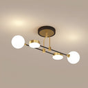 4 Lü Opal Camlı Led Avize
