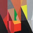 Fragmented Accord, Contentions #25 Tablo-Tablo-The Clique Artworks-50 x 50 cm/19,7 x 19,7 in-Tuval üzerine akrilik ve yağlı boya-NowShopFun