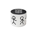 Who Are You Siyah Puf 50cm