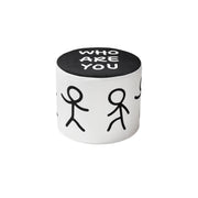 Who Are You Siyah Puf 50cm
