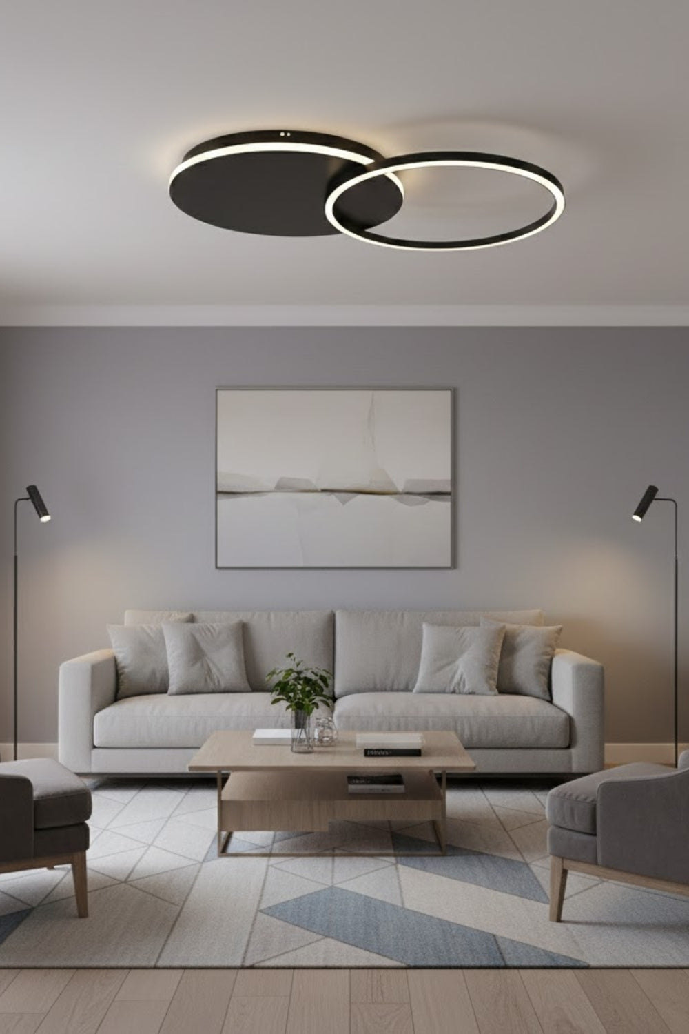 Circlander Plafonyer Led Avize 100 X 60 Cm