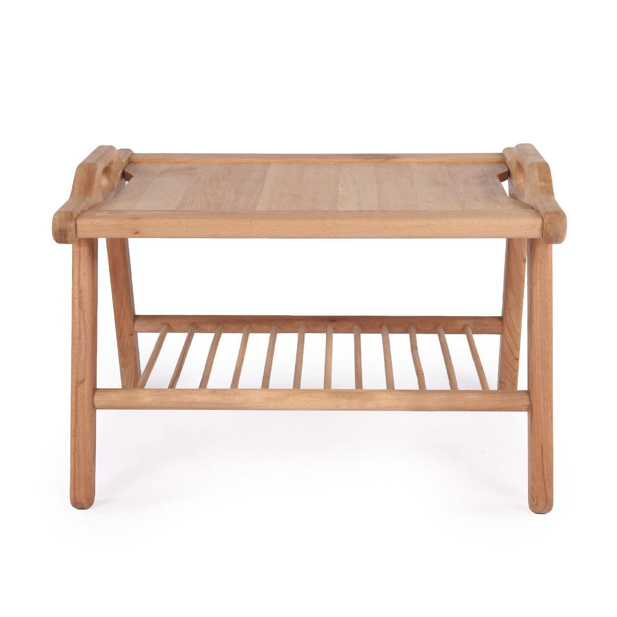 Corn Masif Kayın Yan Sehpa