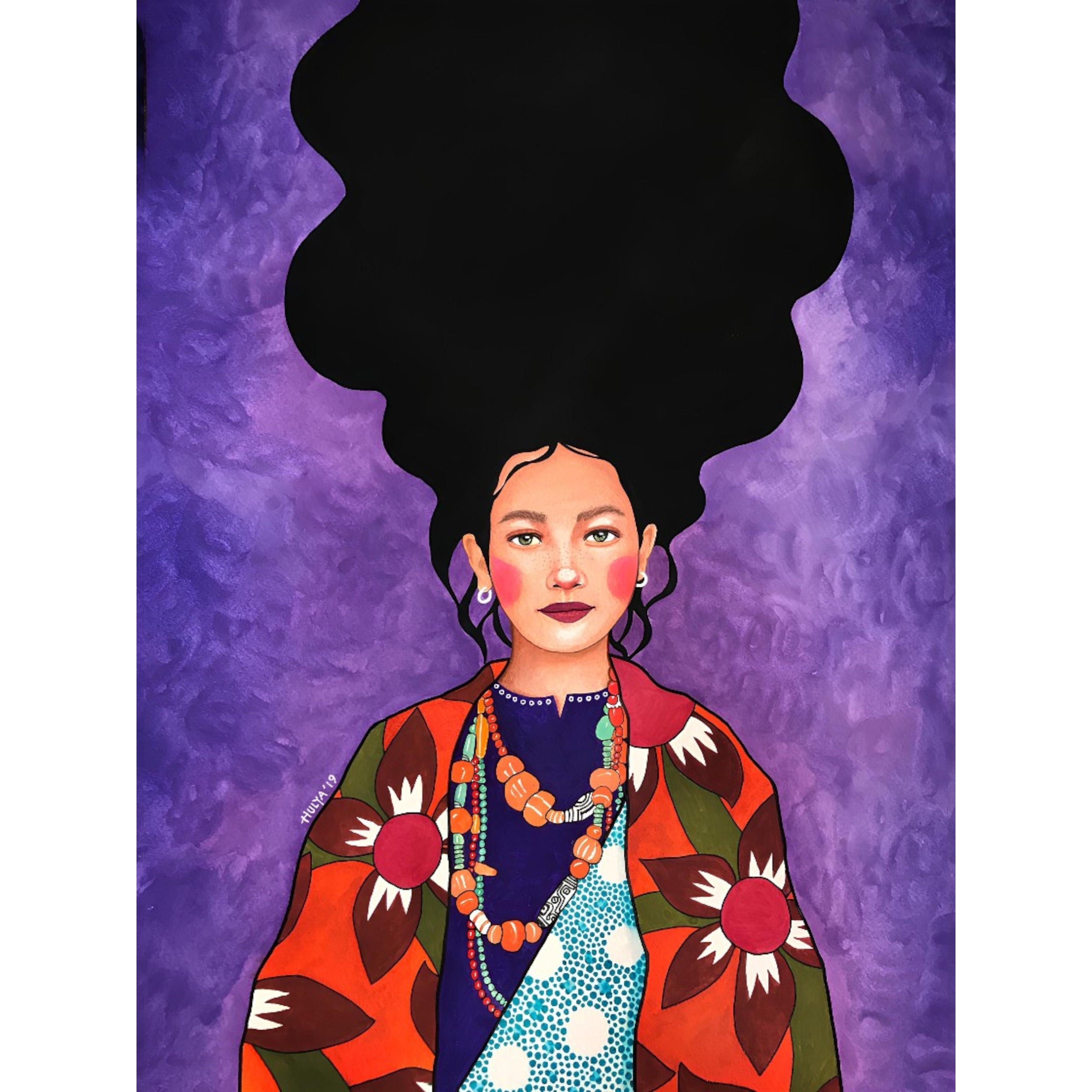 String Art Tablo - Be god in a shape of a girl