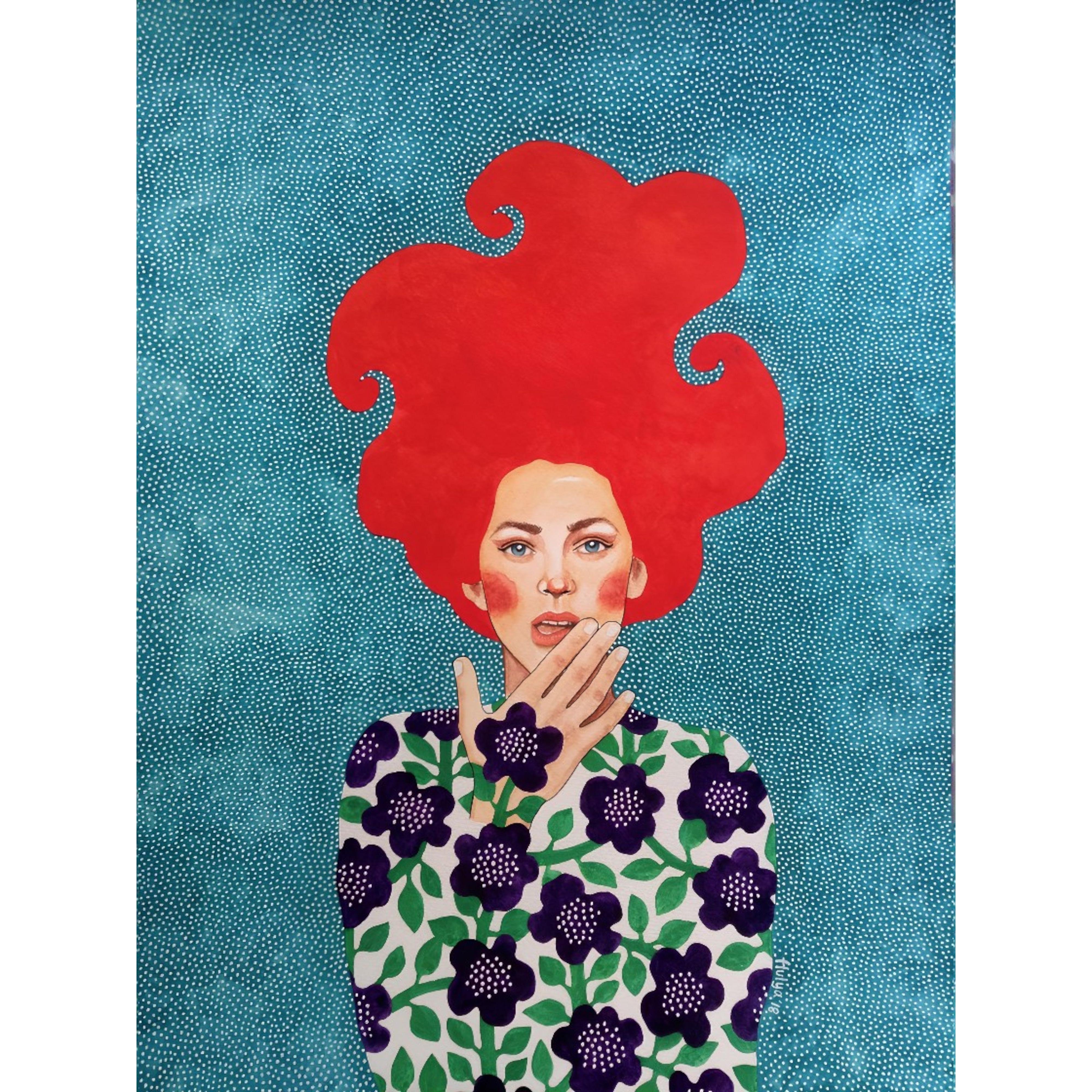 String Art Tablo - Keep your lips sealed