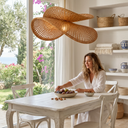 Luna Premium Rattan Sarkıt Avize