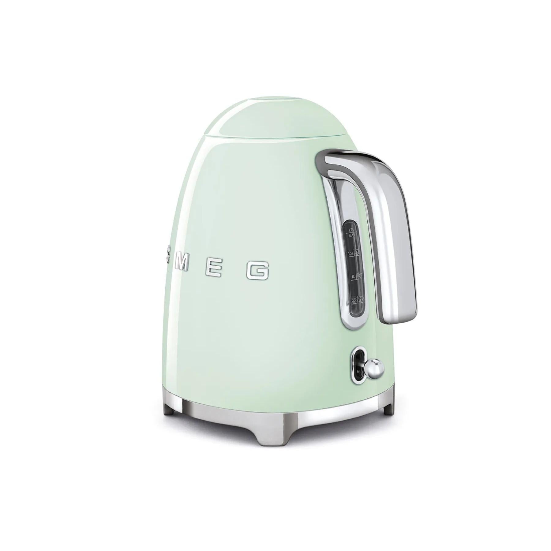 50's Style Retro Pastel Yeşil Kettle