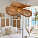 Luna Premium Rattan Sarkıt Avize