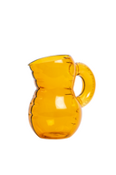 Emily Amber Glass Sarı Cam Sürahi