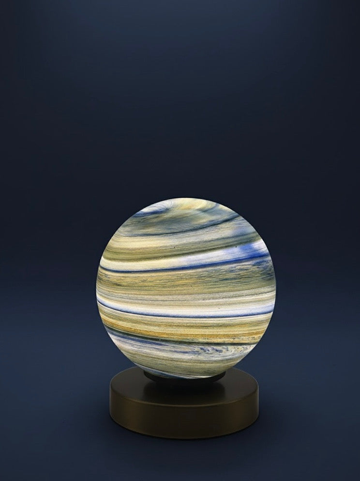 Jupiter, %100 El Yapimi  Masa Lambası