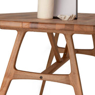 6 Kişilik Flow Masif Ceviz Masa-Yemek Masası-Calmo Atelier-NowShopFun