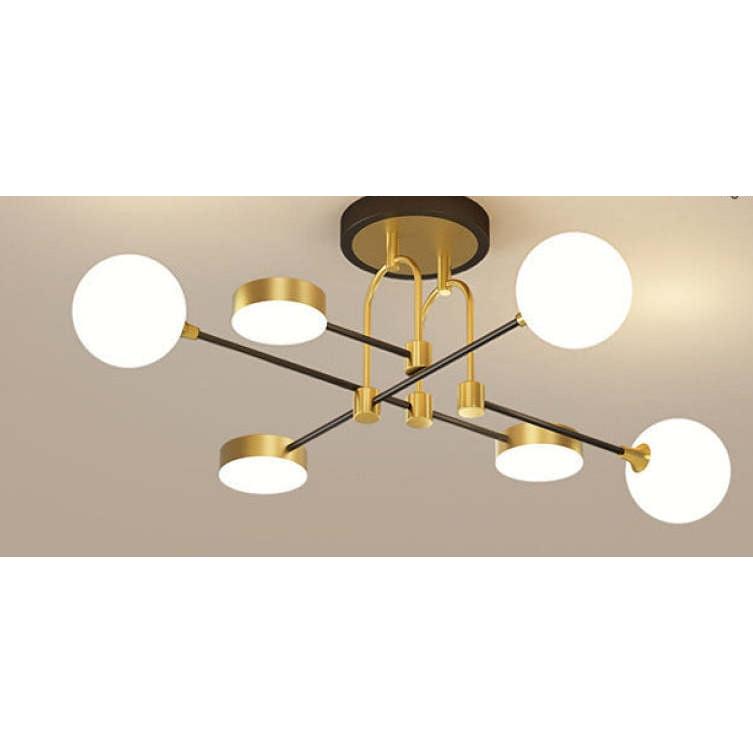 6 Li Opol Camlı Led Avize