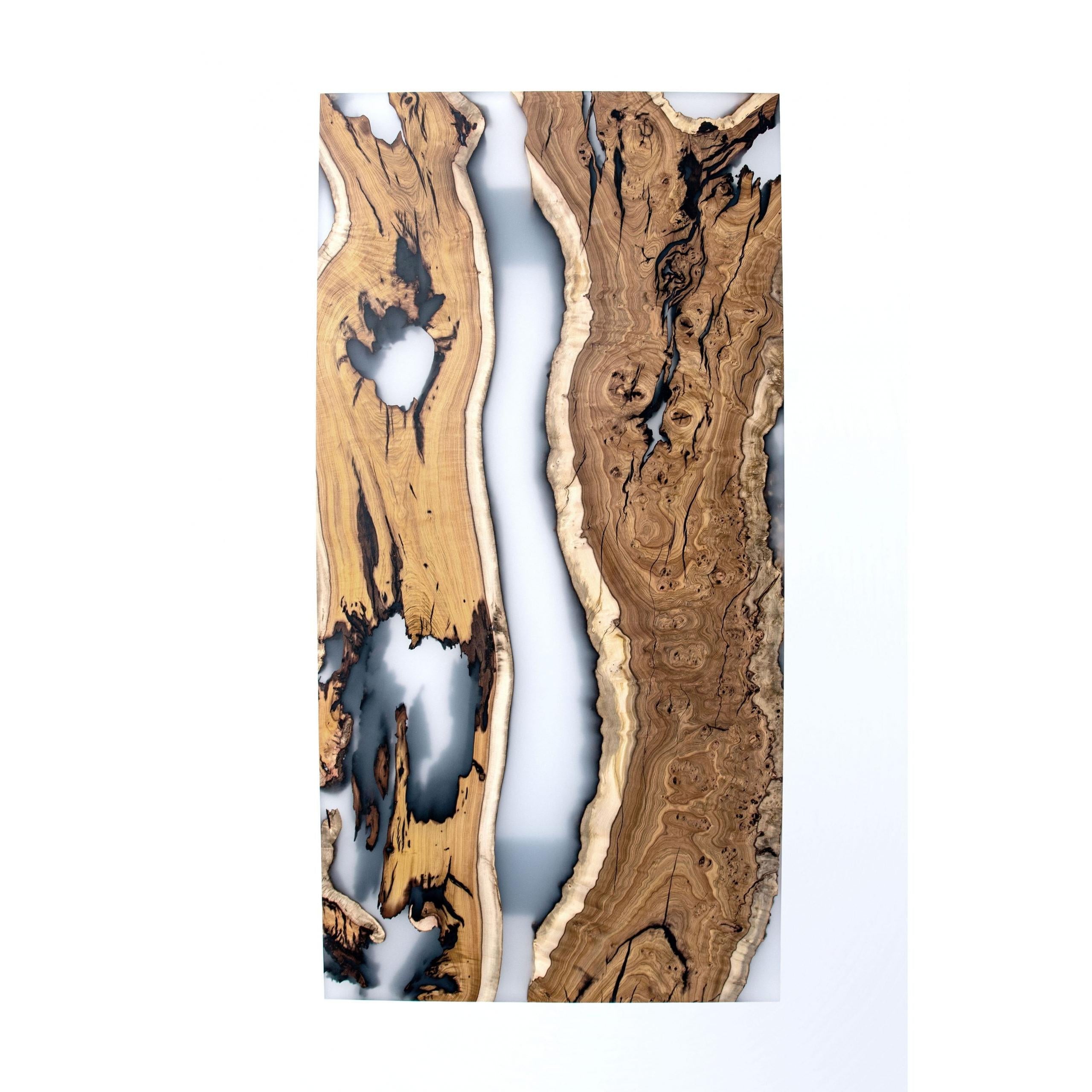 Smoke Epoxy Dining &amp; Meeting Table - INNATURE