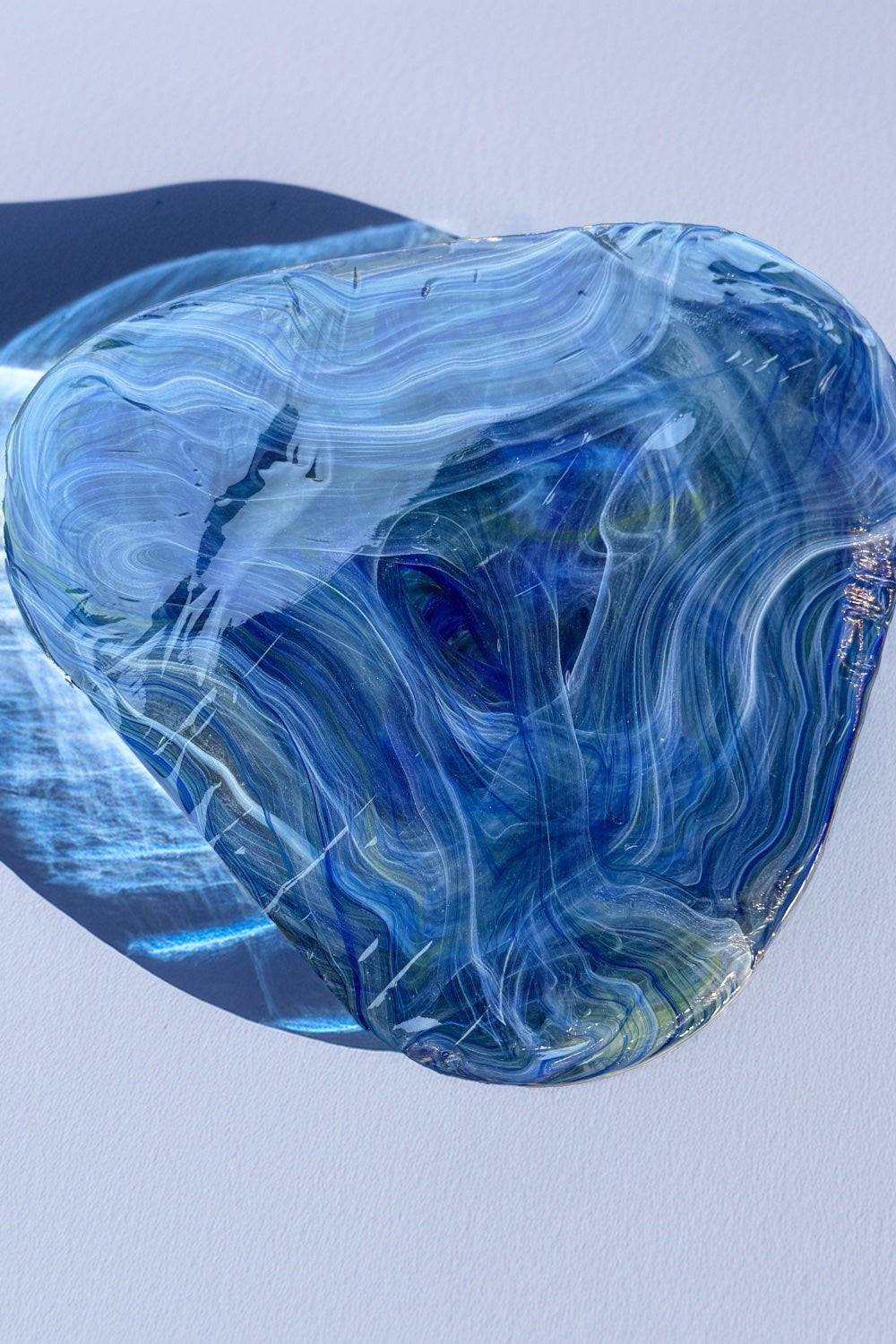 Shelby Cam Üçlü Sehpa