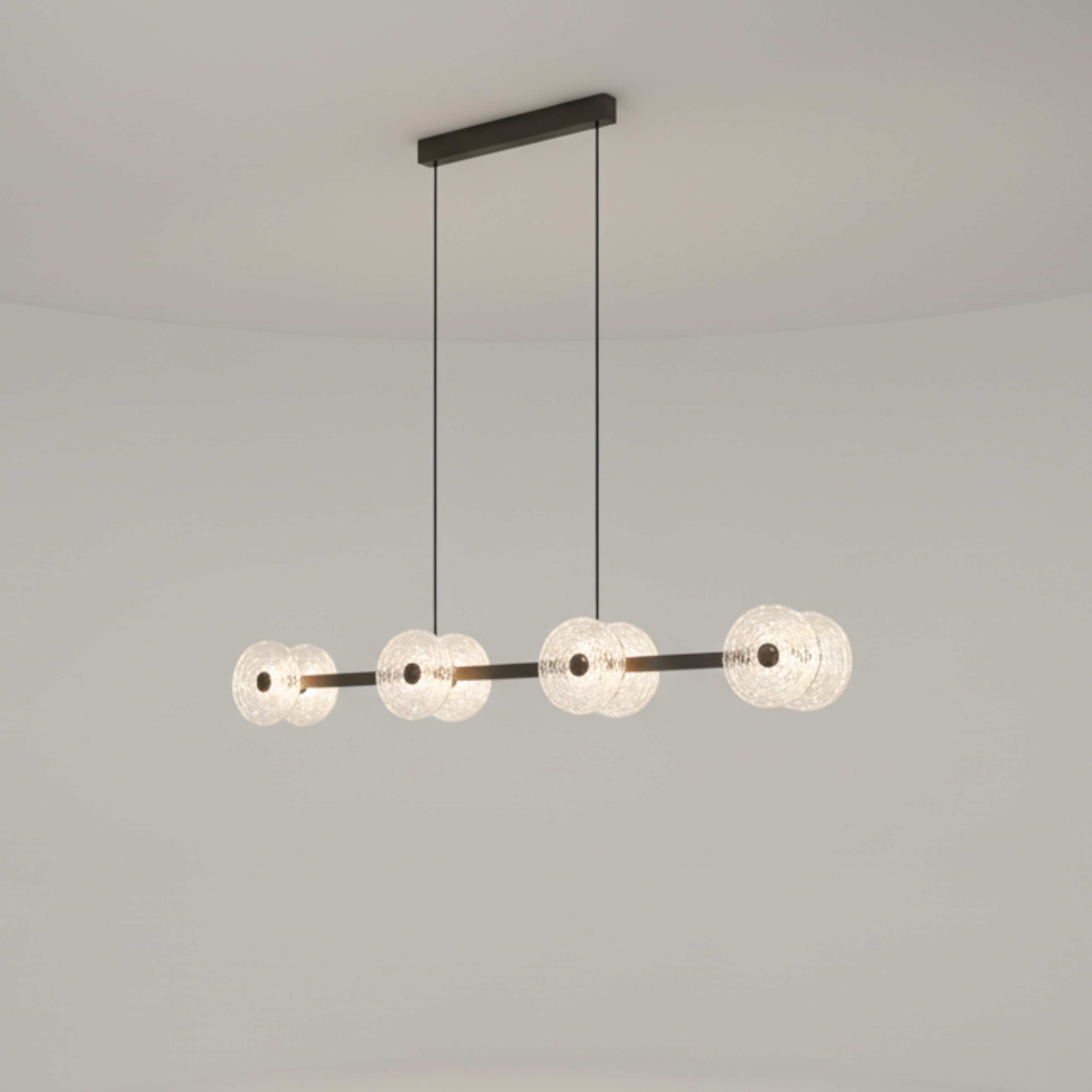 Modern Siyah Masa Üstü Sarkıt Aydınlatma