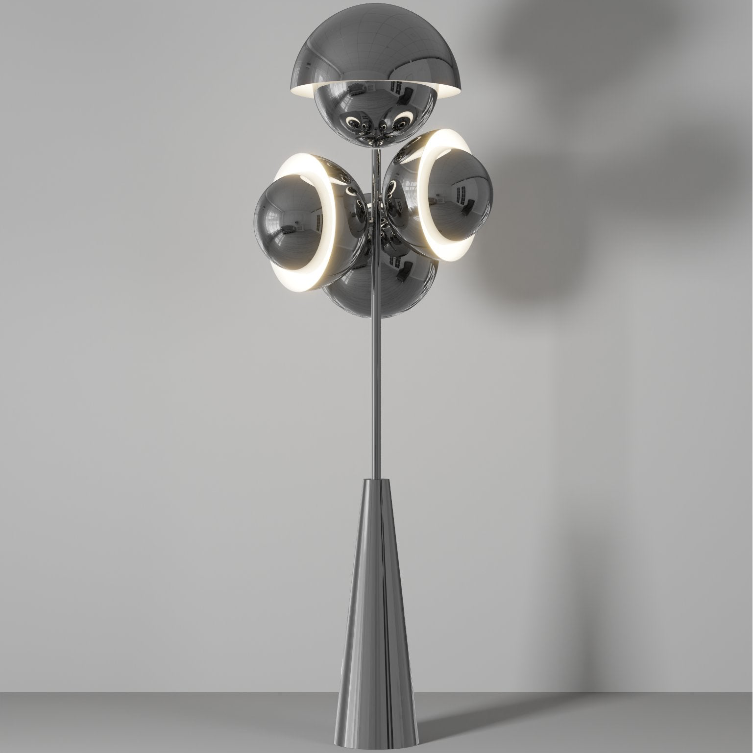 Modern Krom Lambader Aydınlatma