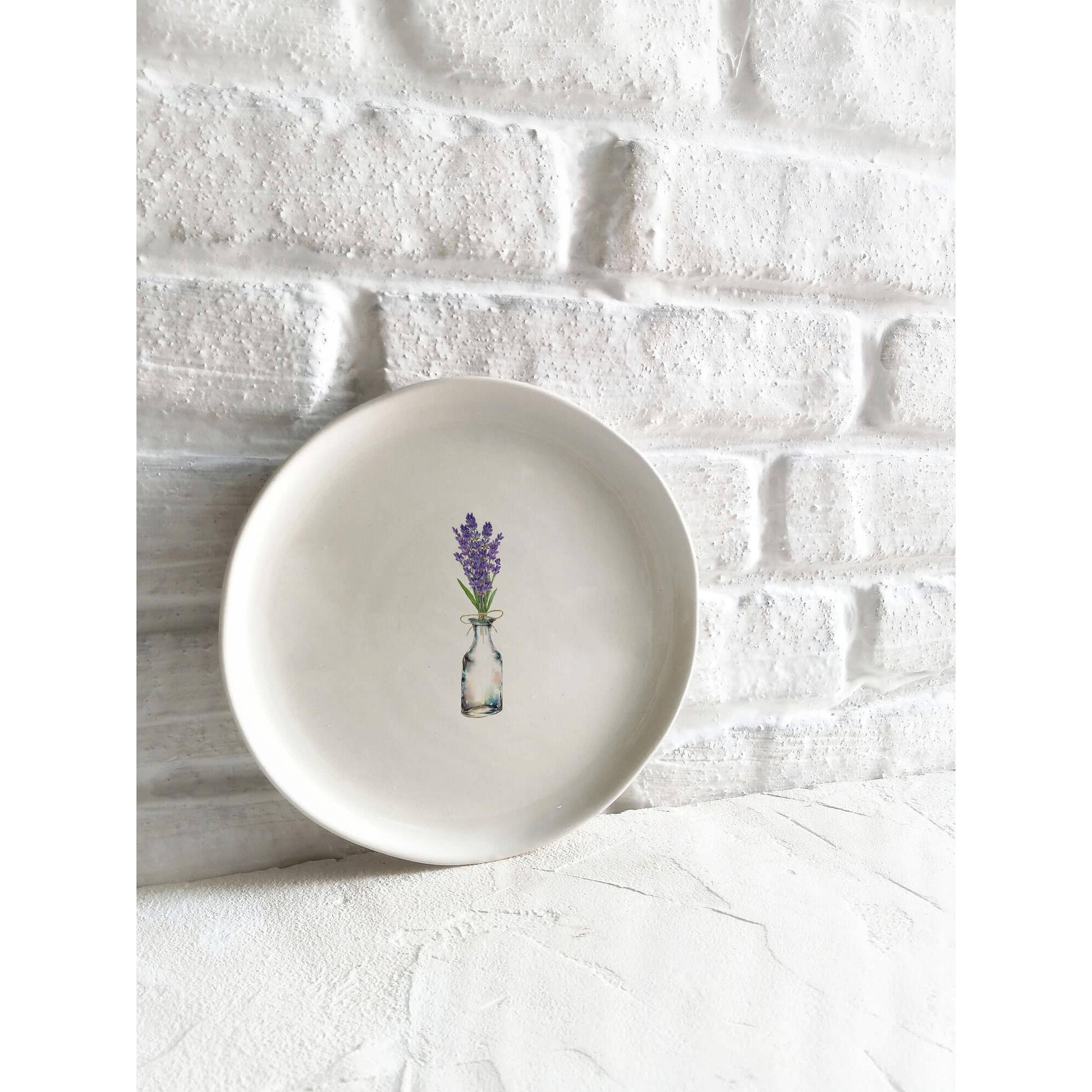 6’Lı Lavanta Tabak Seti