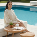 Premium Rattan Orta Sehpa