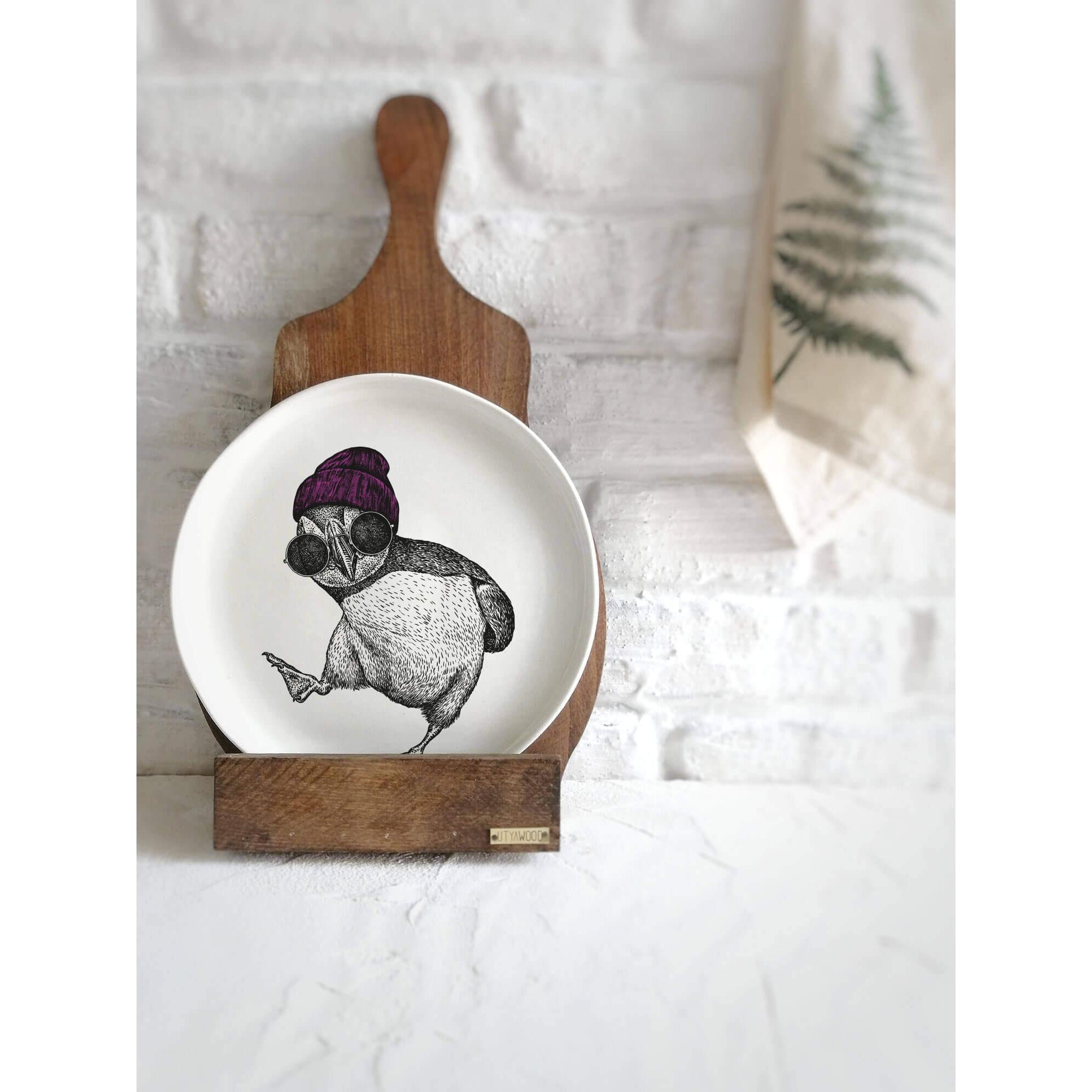 6'Lı Gravür Hayvan Tabak Seti