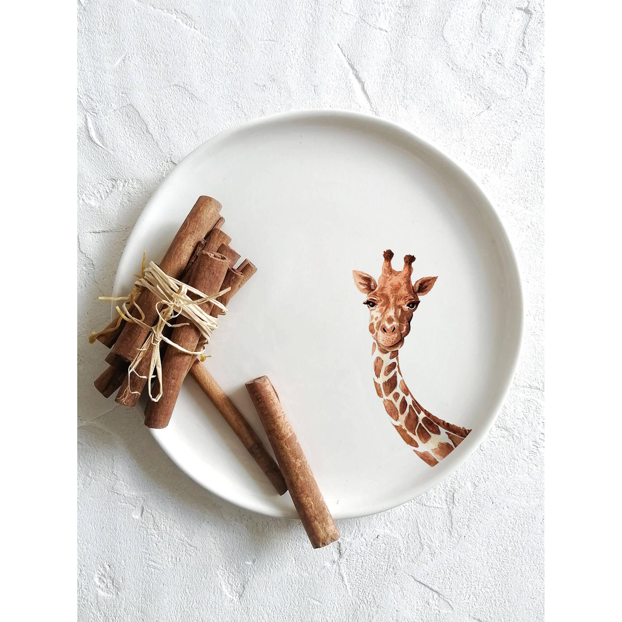 6’Lı Hayvan Tabak Seti