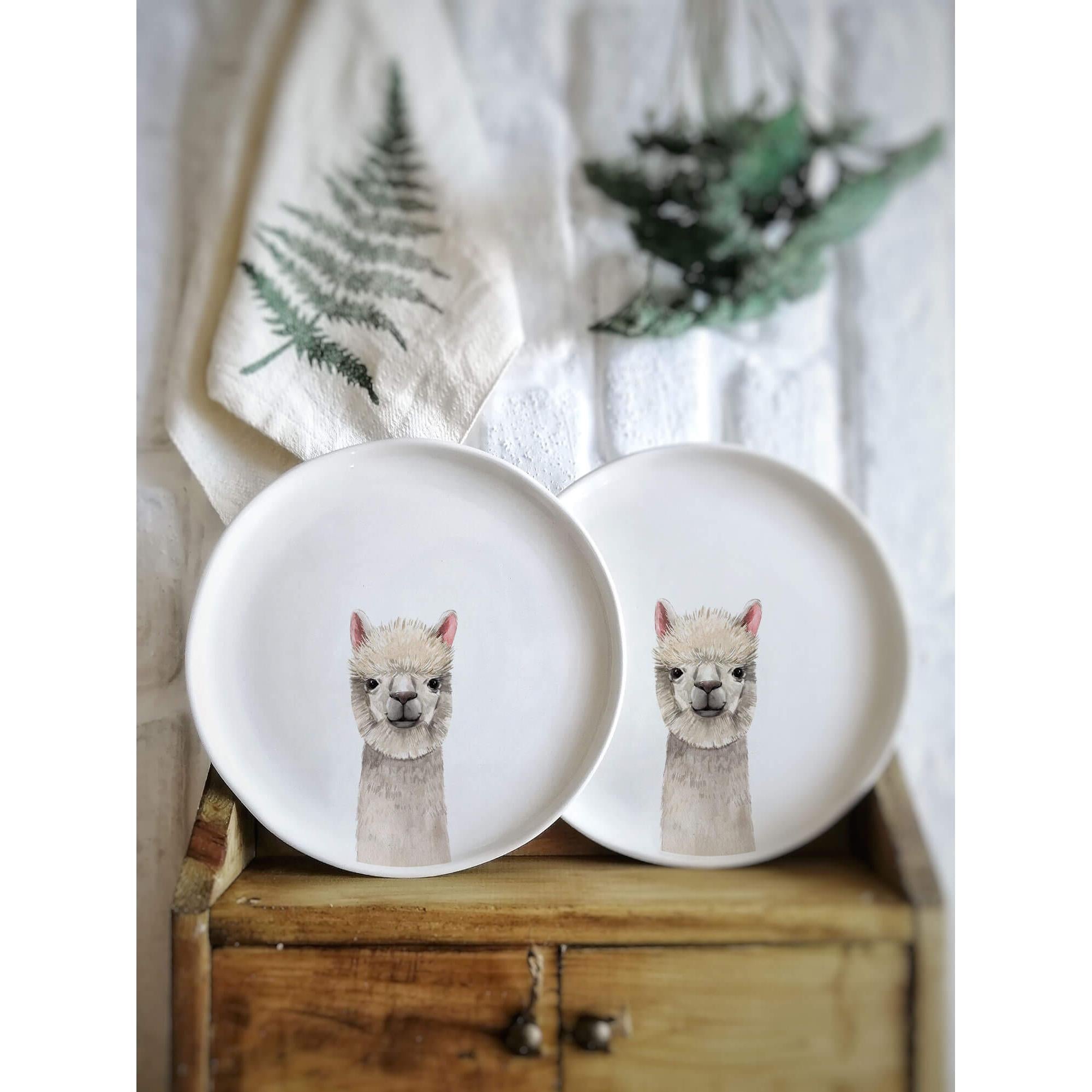 6’Lı Hayvan Tabak Seti