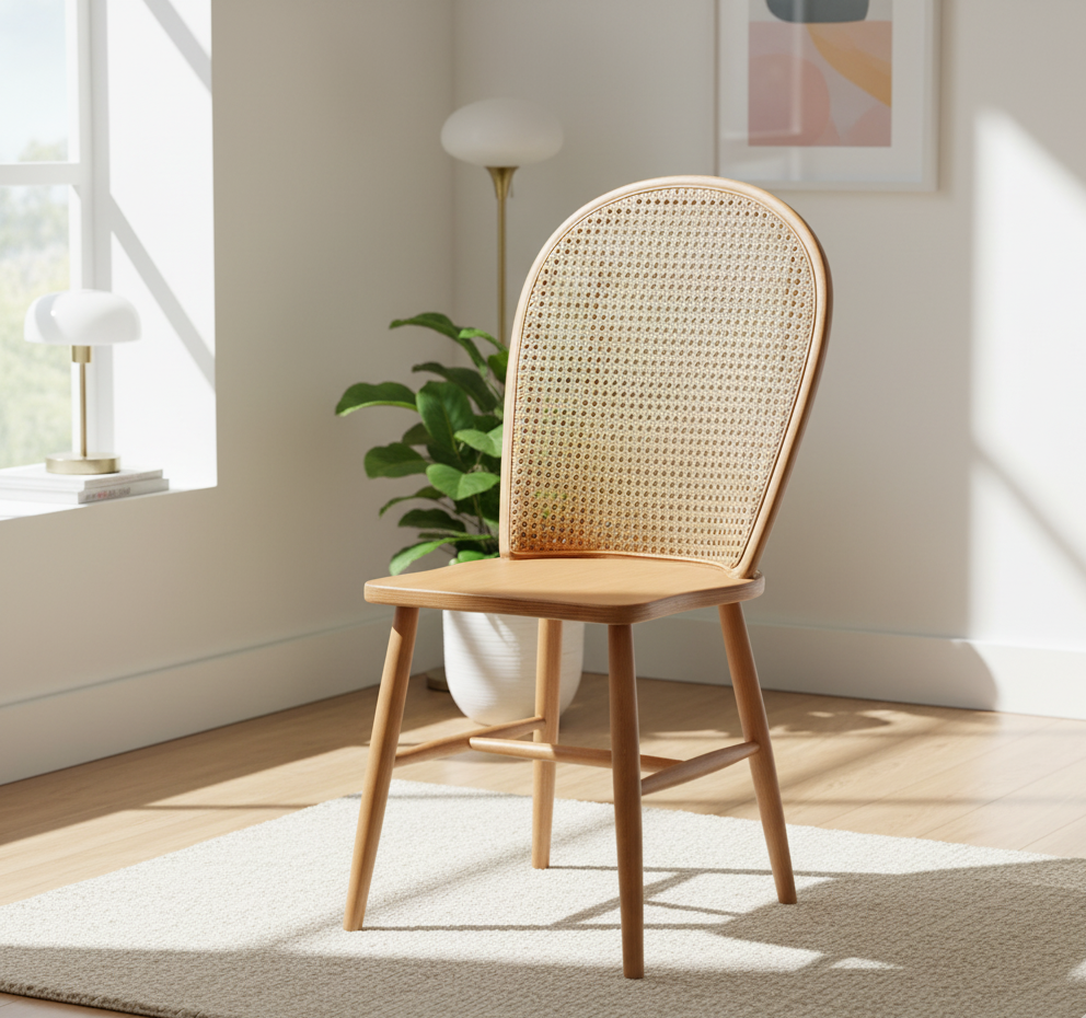 Evely Rattan Sandalye-Sandalye-Sofalab-açık meşe-NowShopFun