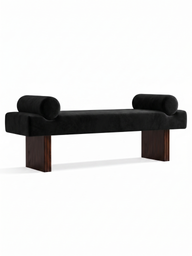 Milano Bench-Bank-Semya Home-Siyah-NowShopFun