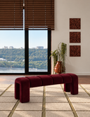 Lucca Bordo Kadife Bench