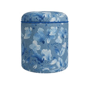 Blue Blossom, Doğal Dokulu Puf/ Yan Sehpa