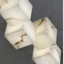 8 Li̇ Küp Mermer Avize Aydınlatma