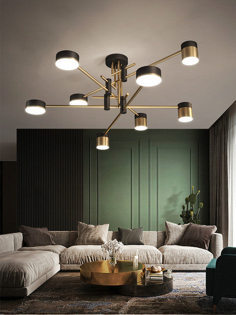 8 Li̇ Boru-Pipe Led Avize