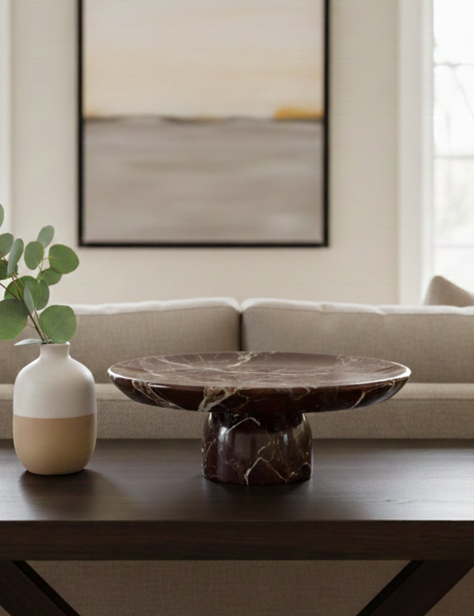 Rosso Levanto Serving Plate