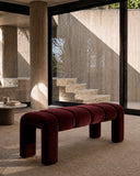 Lucca Bordo Kadife Bench