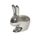 Rabbit Metalik Gümüş Tabure