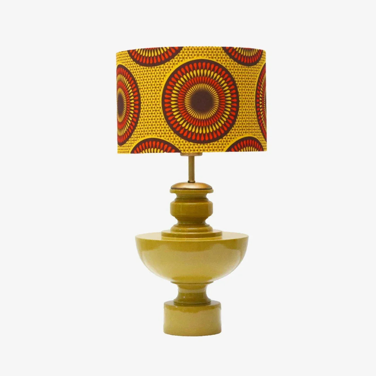 90’S Sun Flower El Yapımı Ahşap Abajur