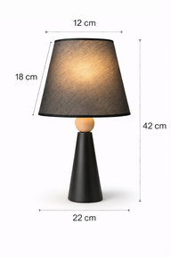 Minoa Masa Lambası-Siyah-Masa Lambası-Lumiana-Beyaz-NowShopFun