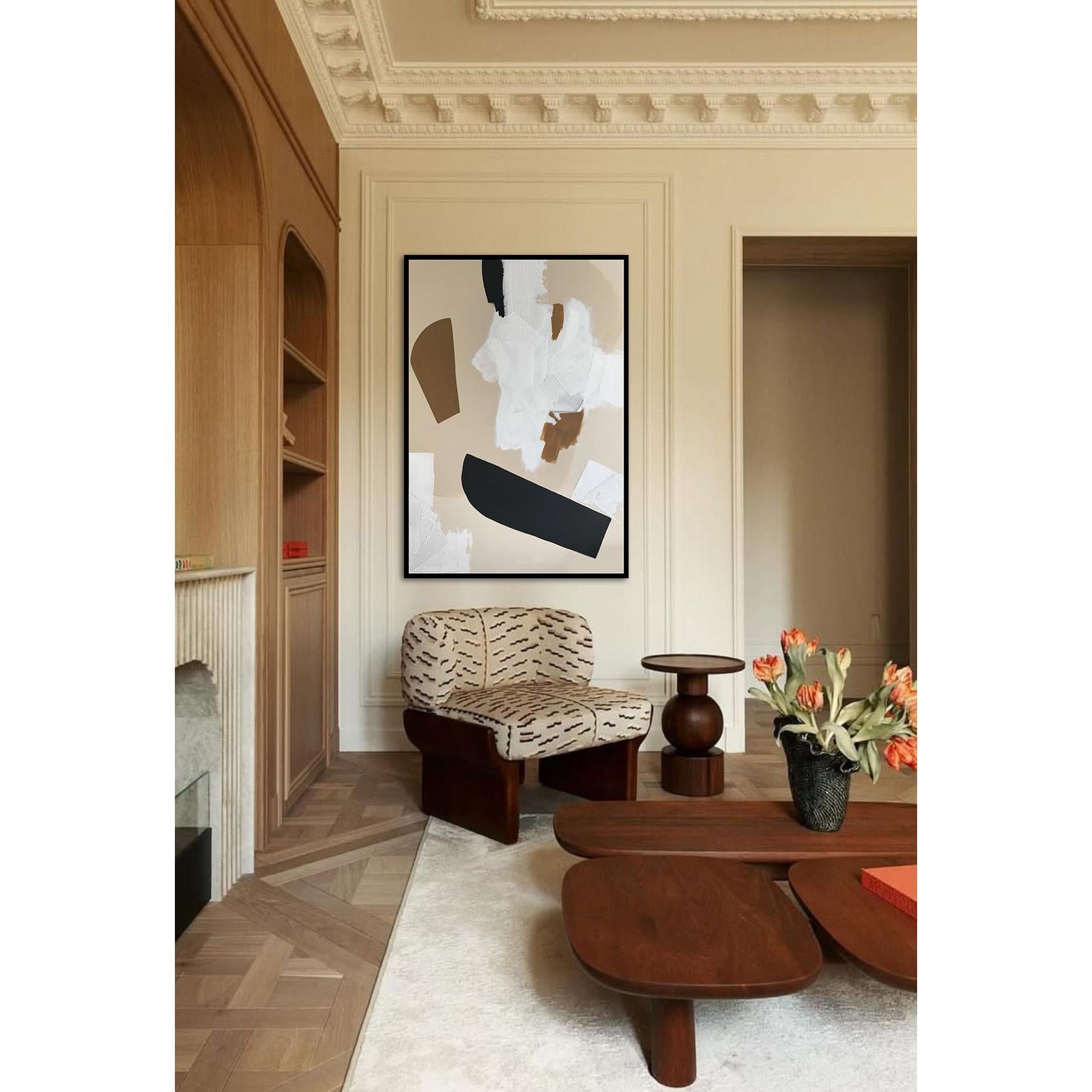 Abstract Canvas No.02 Kanvas Üzeri Akrilik El Yapımı Tablo