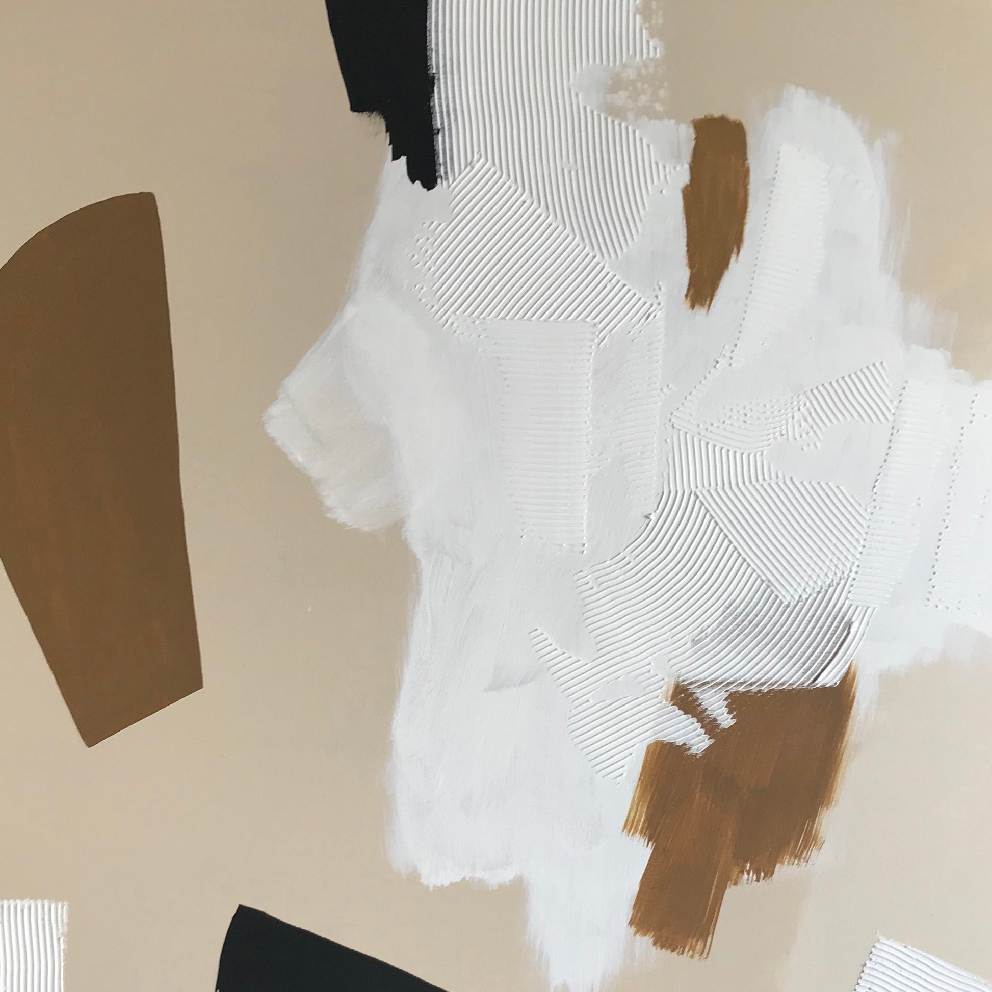 Abstract Canvas No.02 Kanvas Üzeri Akrilik El Yapımı Tablo