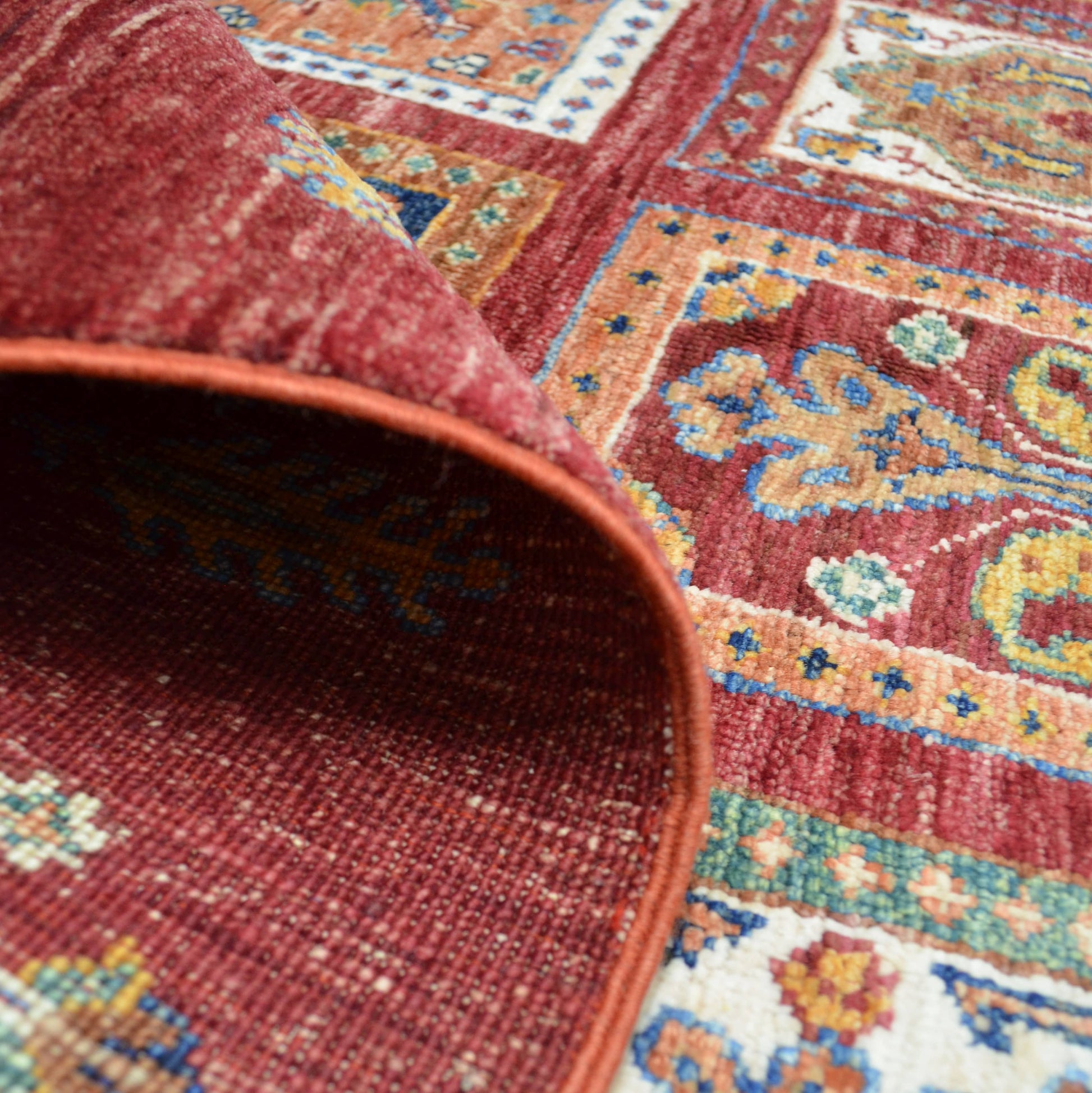 Afgan Binbirgece El Dokuma Halısı 174x231 Cm