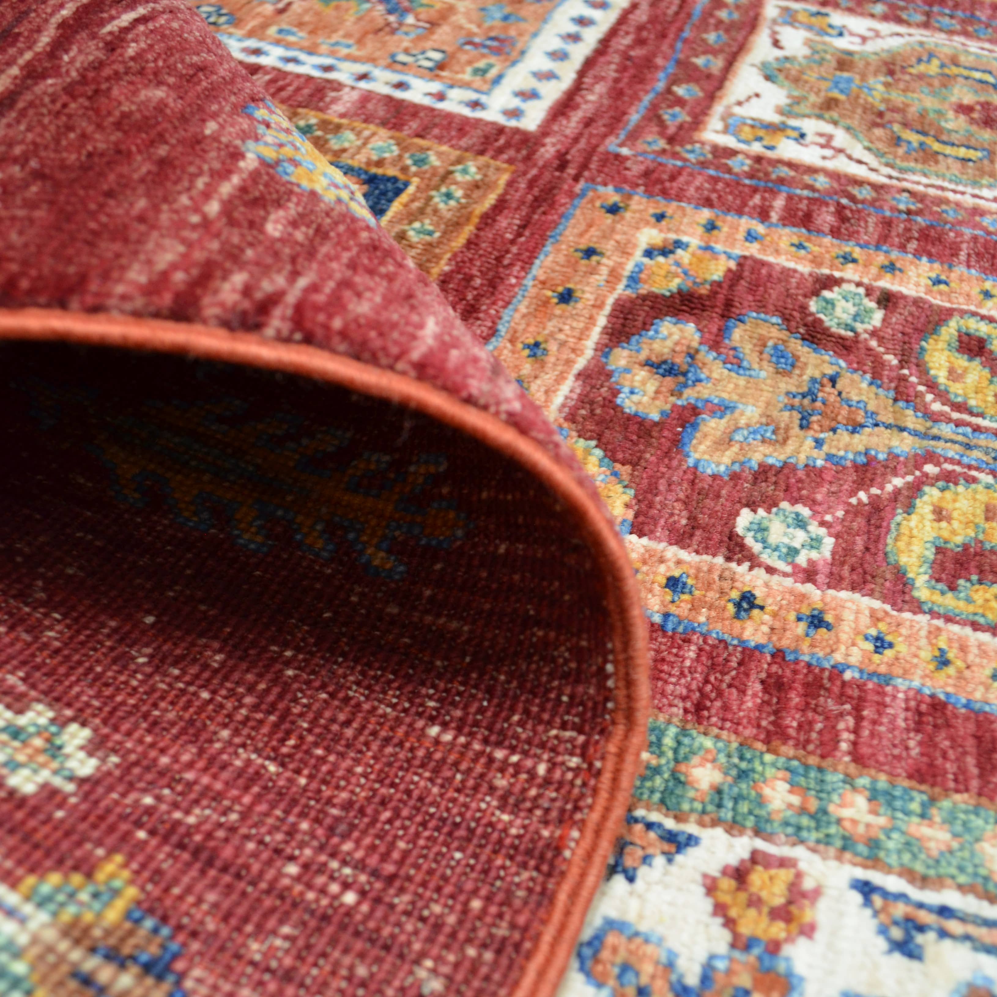 Afgan Binbirgece El Dokuma Halısı 174x231 Cm