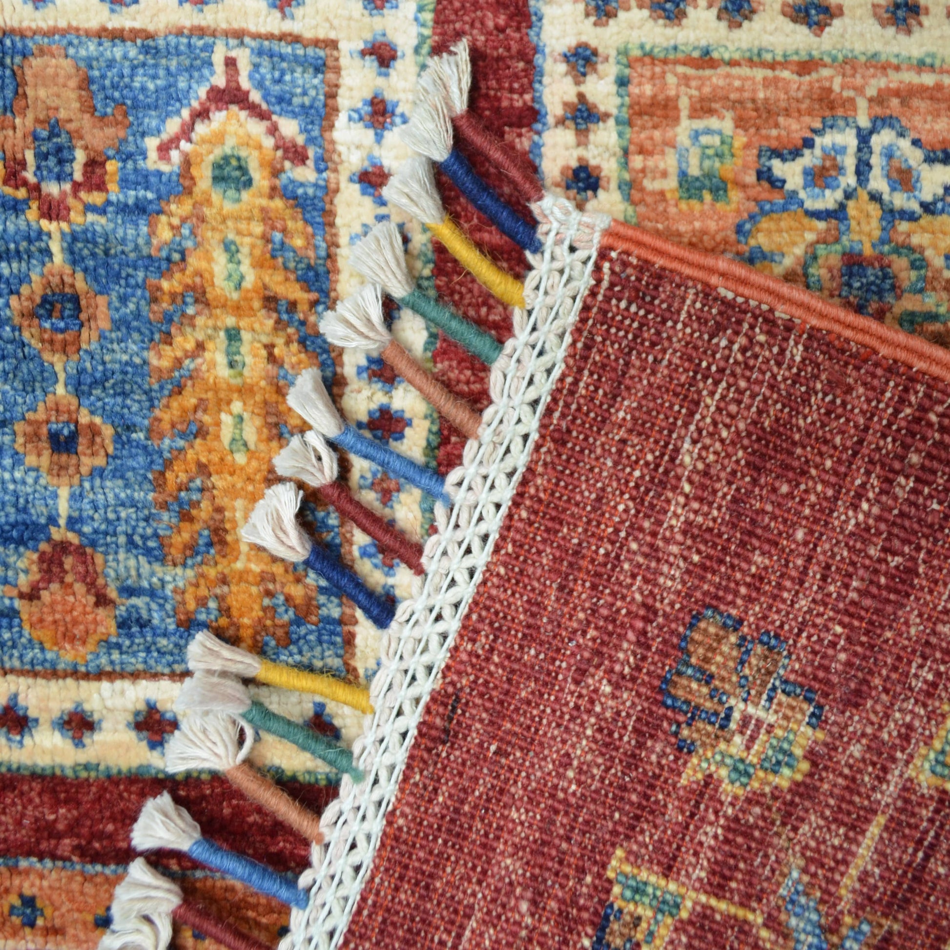 Afgan Binbirgece El Dokuma Halısı 174x231 Cm