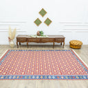 Ahil El Dokuma Kırmızı Yün Kilim 209X297 Cm