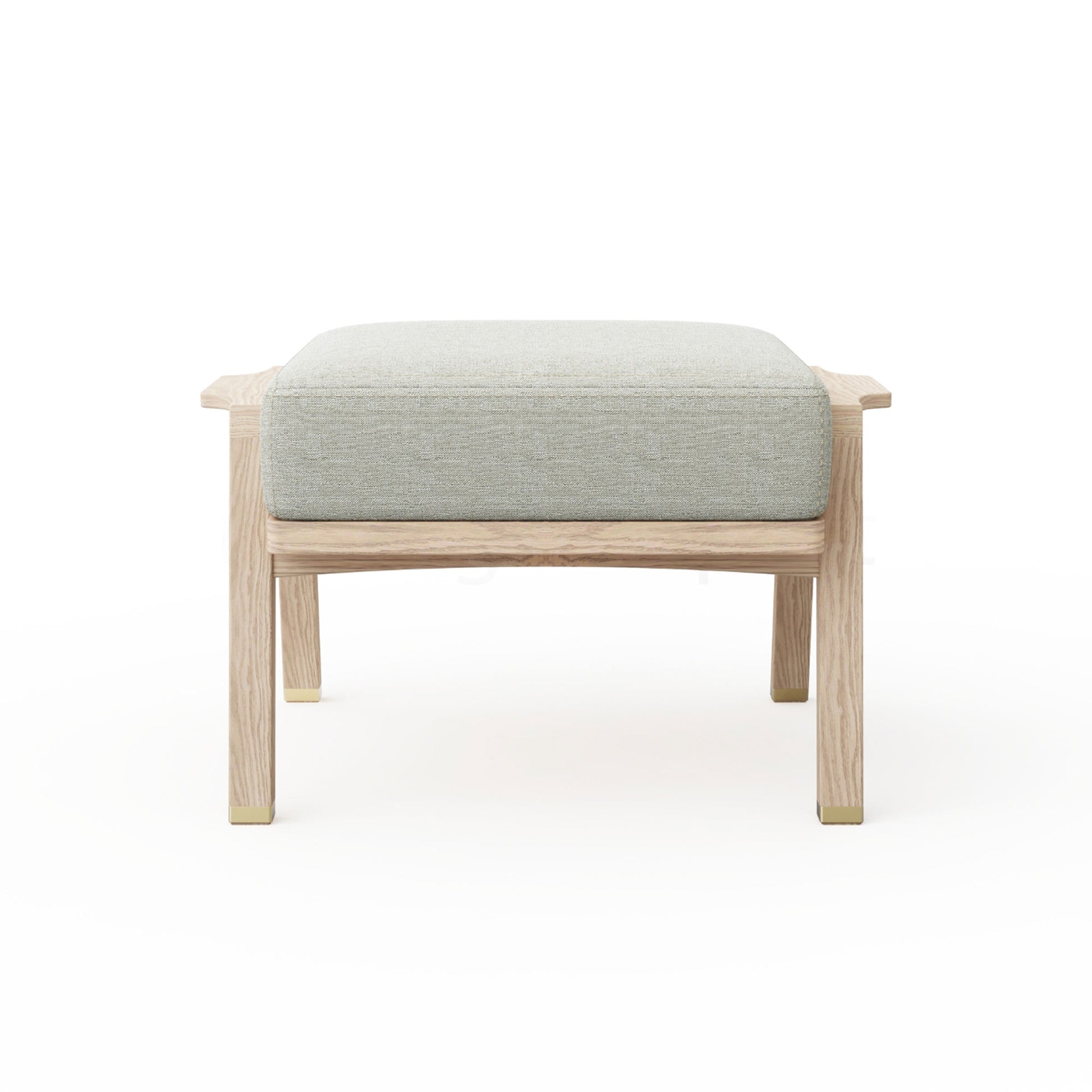 Ahşap Ayak Uzatma Pufu - Akita Serisi, Meşe