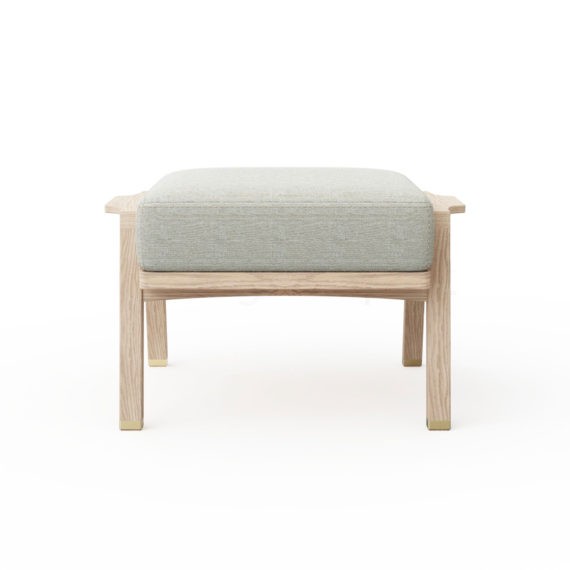 Ahşap Ayak Uzatma Pufu - Akita Serisi, Meşe