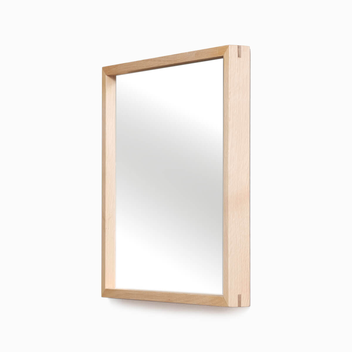 Ahşap Çerçeveli Kare Ayna - Edge Serisi